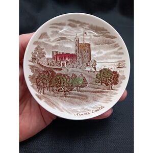 Johnson Bros Norris‎ Castle Collector Plate England Brown Scenic Landscape